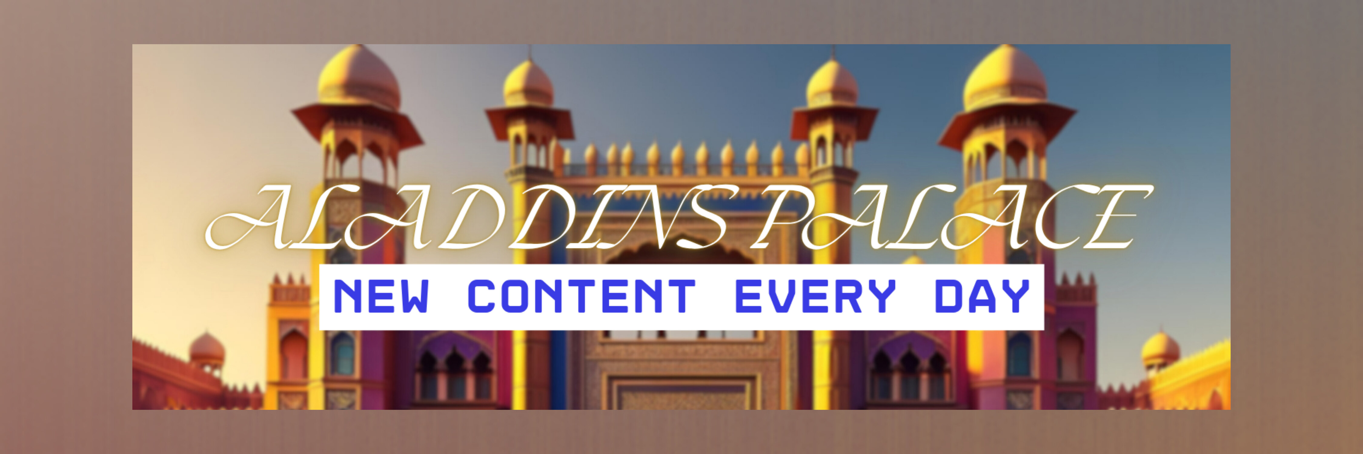 Aladdin's Palace banner image