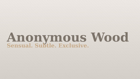 Anonymous Wood cover image
