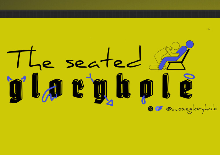 The seated gloryhole banner image