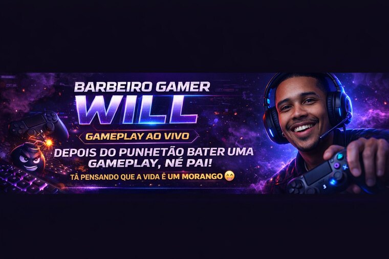 Barbeiro Gamer Will banner image