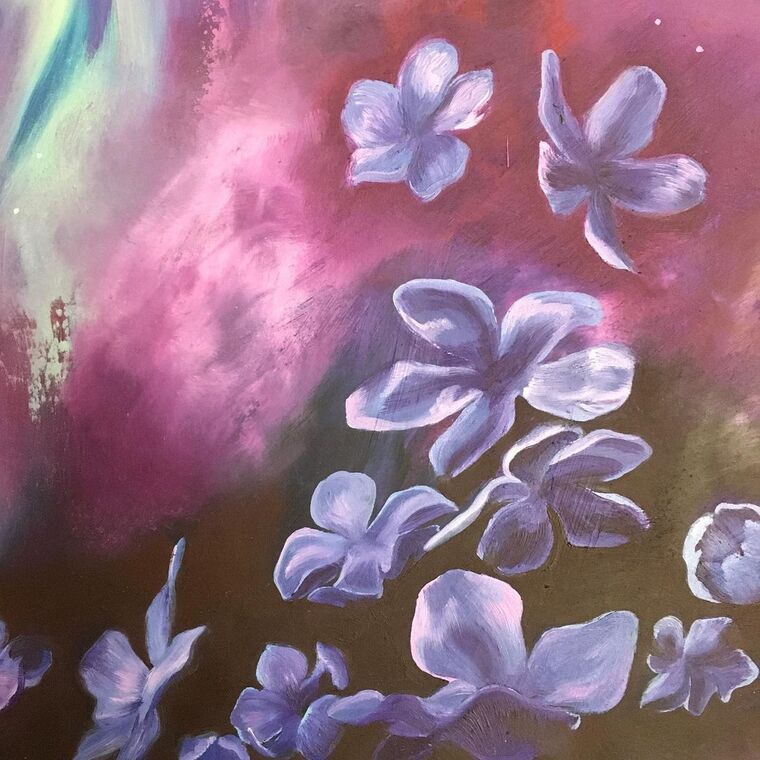 Wild flowers on my feets banner image