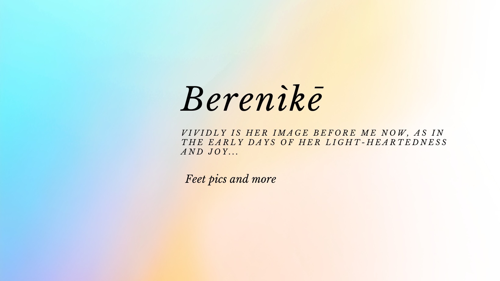 Berenìkē banner image