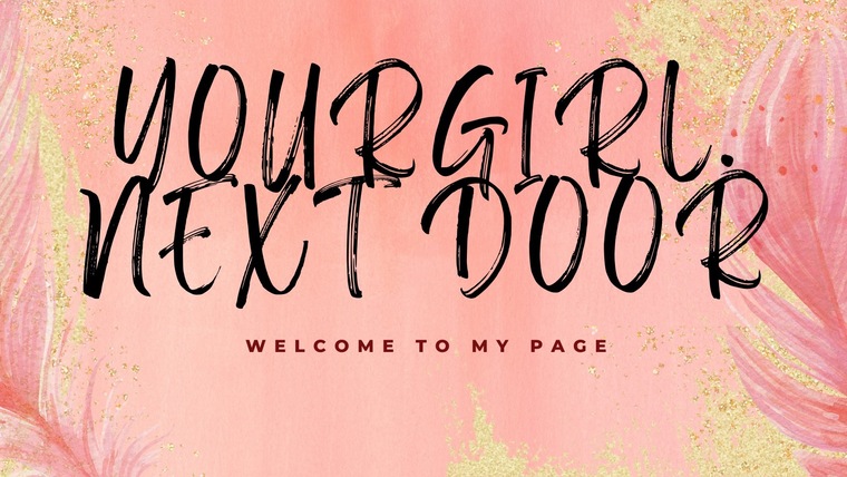 YourGirlNextDoor💕 cover image