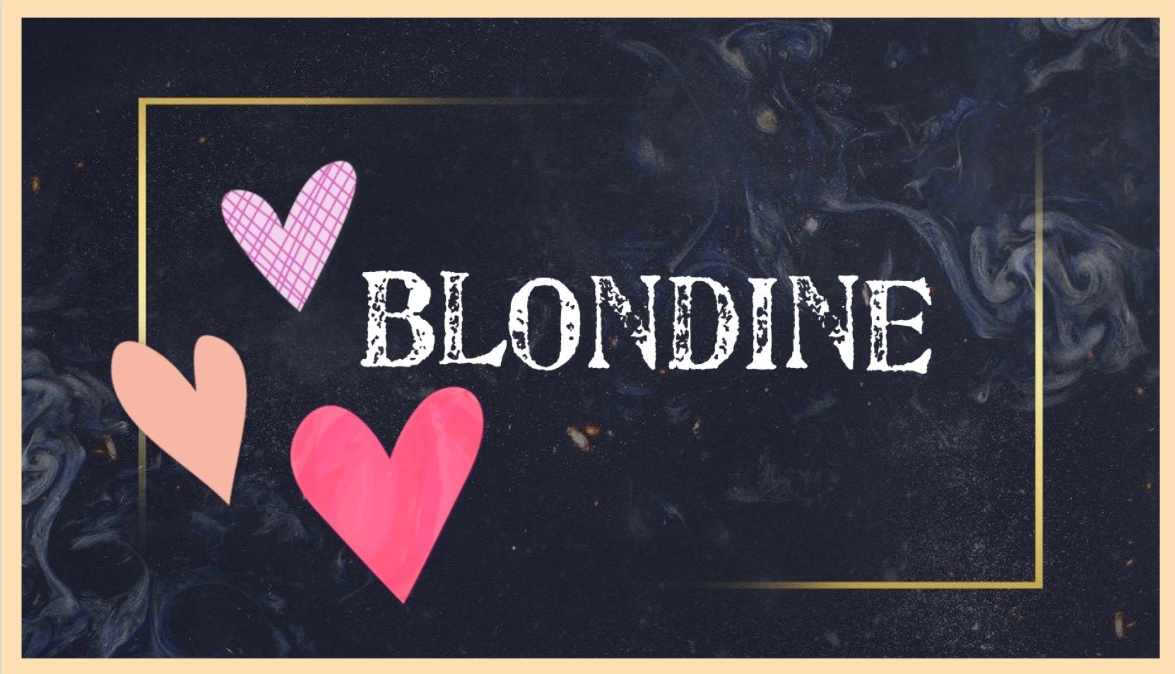 Blondine banner image