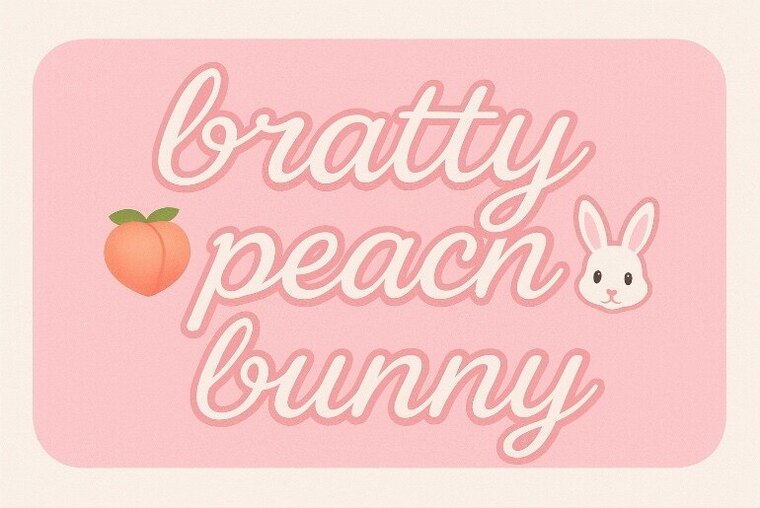 BrattyPeachBunny cover image
