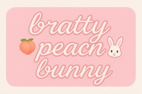 BrattyPeachBunny cover image