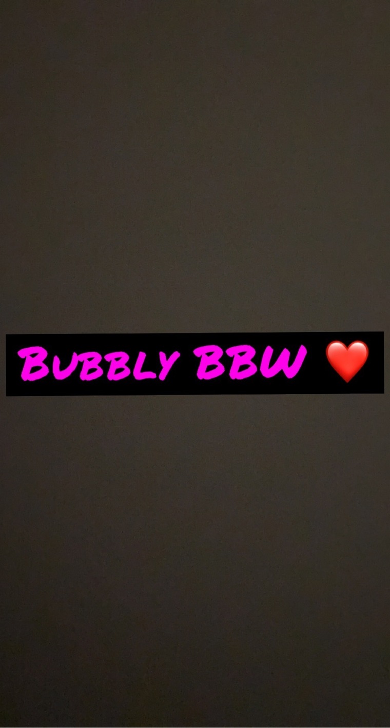 Bubbly BBW cover image