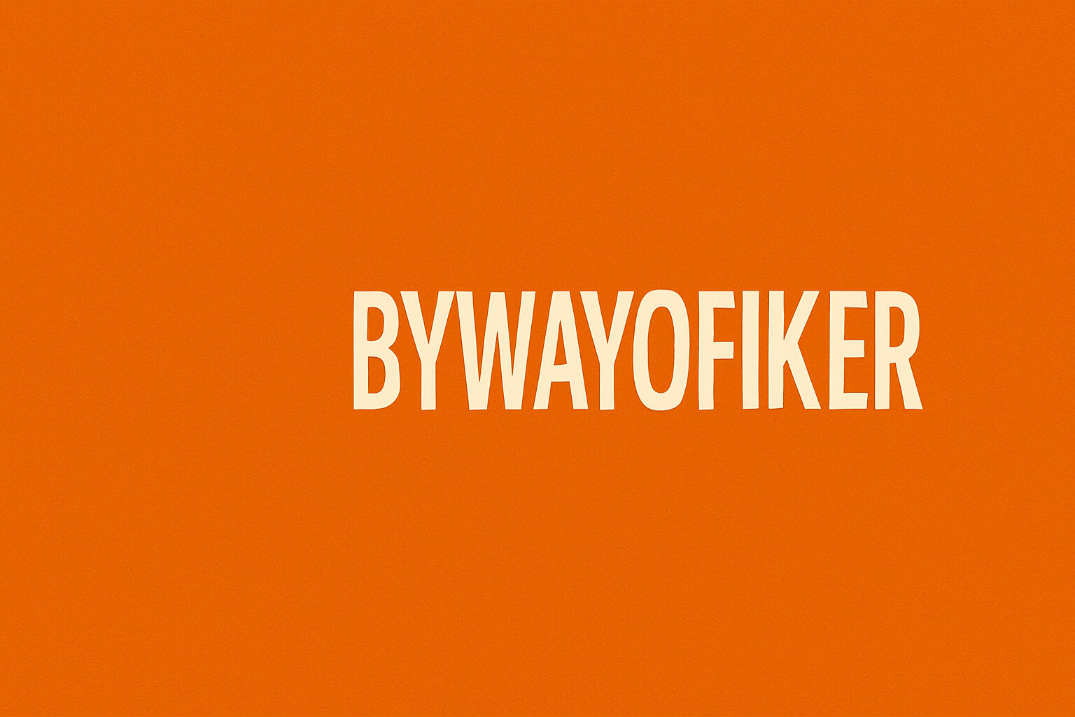 bywayofiker banner image