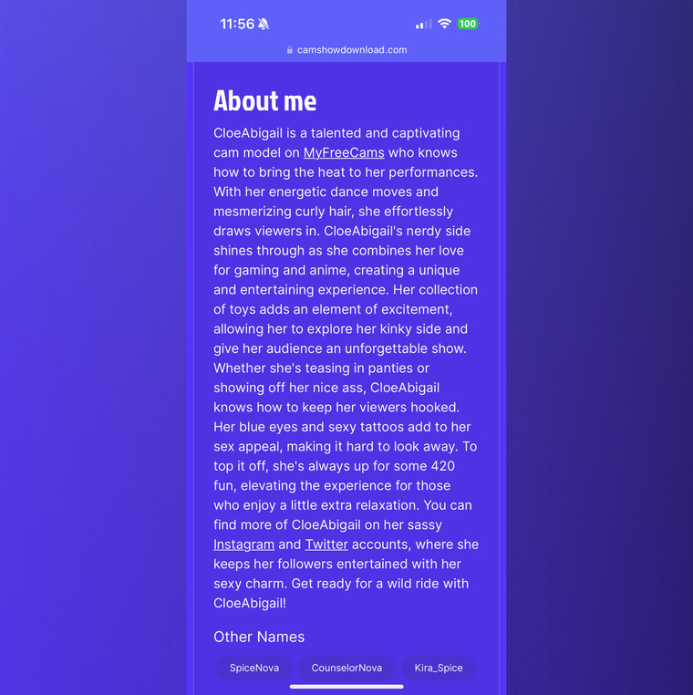 Cloe banner image