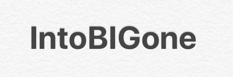 intoBIGone cover image
