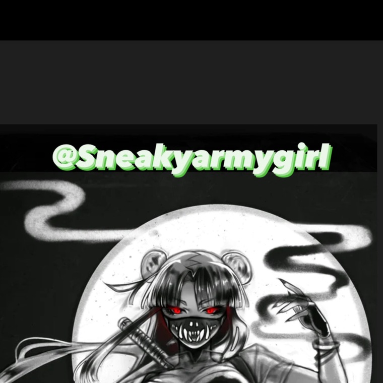 Sneaky army girl 🤫 cover image