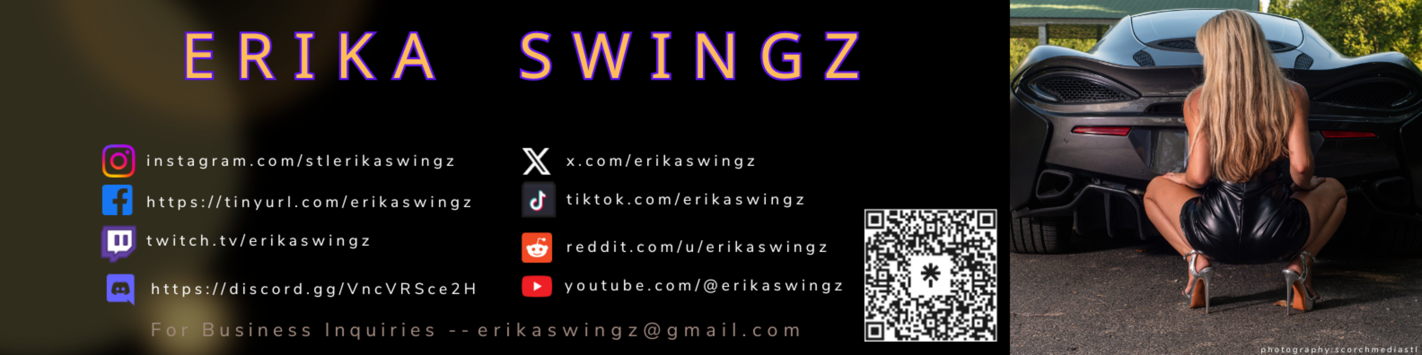 Erika Swingz banner image