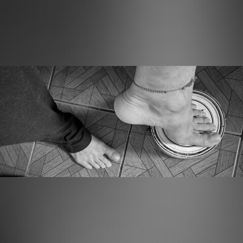 Professional Dancer Feet At You Service. cover image