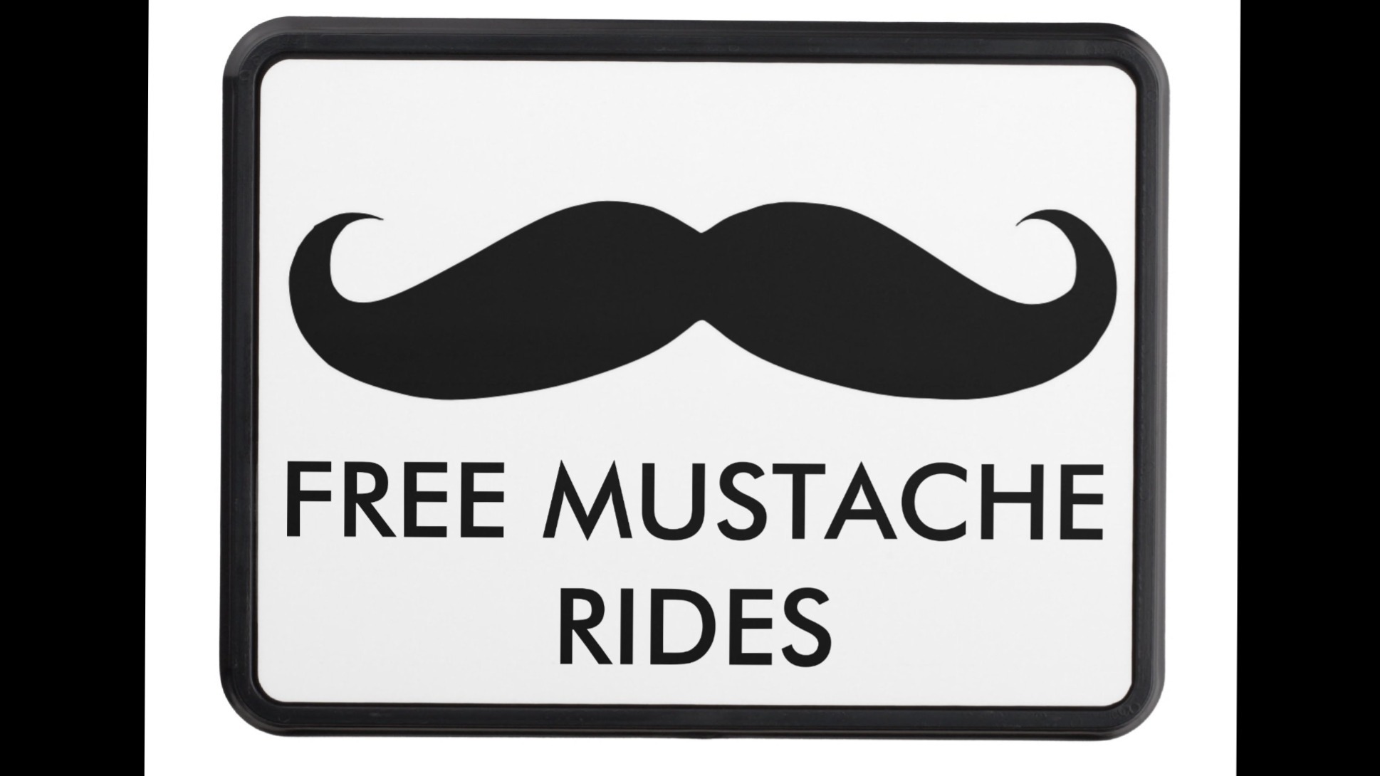 Free mustache rides banner image