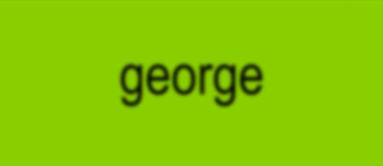 George cover image