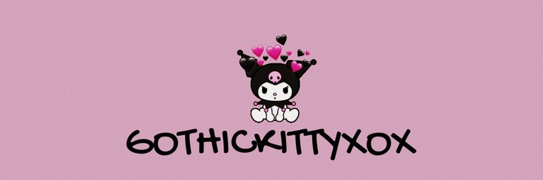 GothicKittyxox banner image
