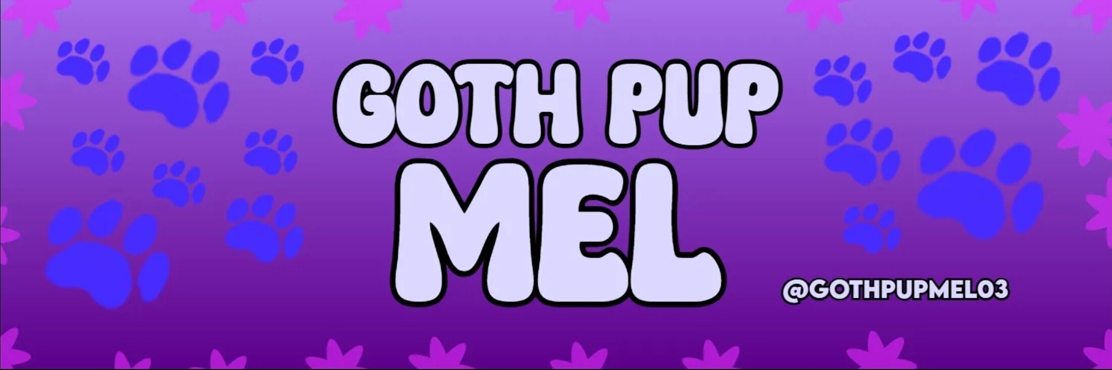 GothPupMel03 banner image