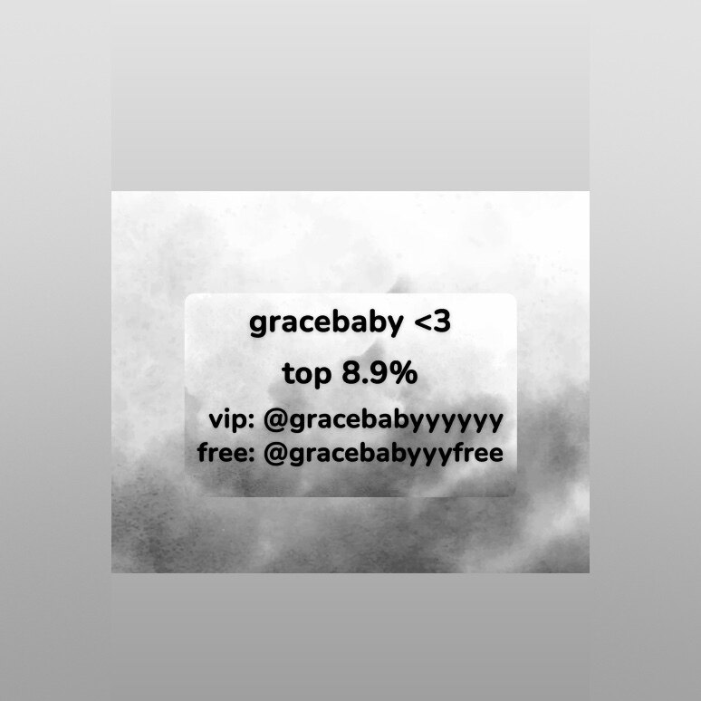 gracebaby top 8.9% <3 banner image
