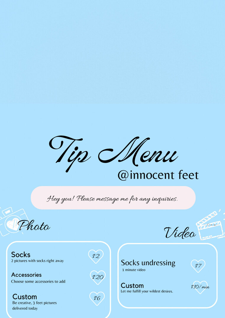 Innocent feet banner image