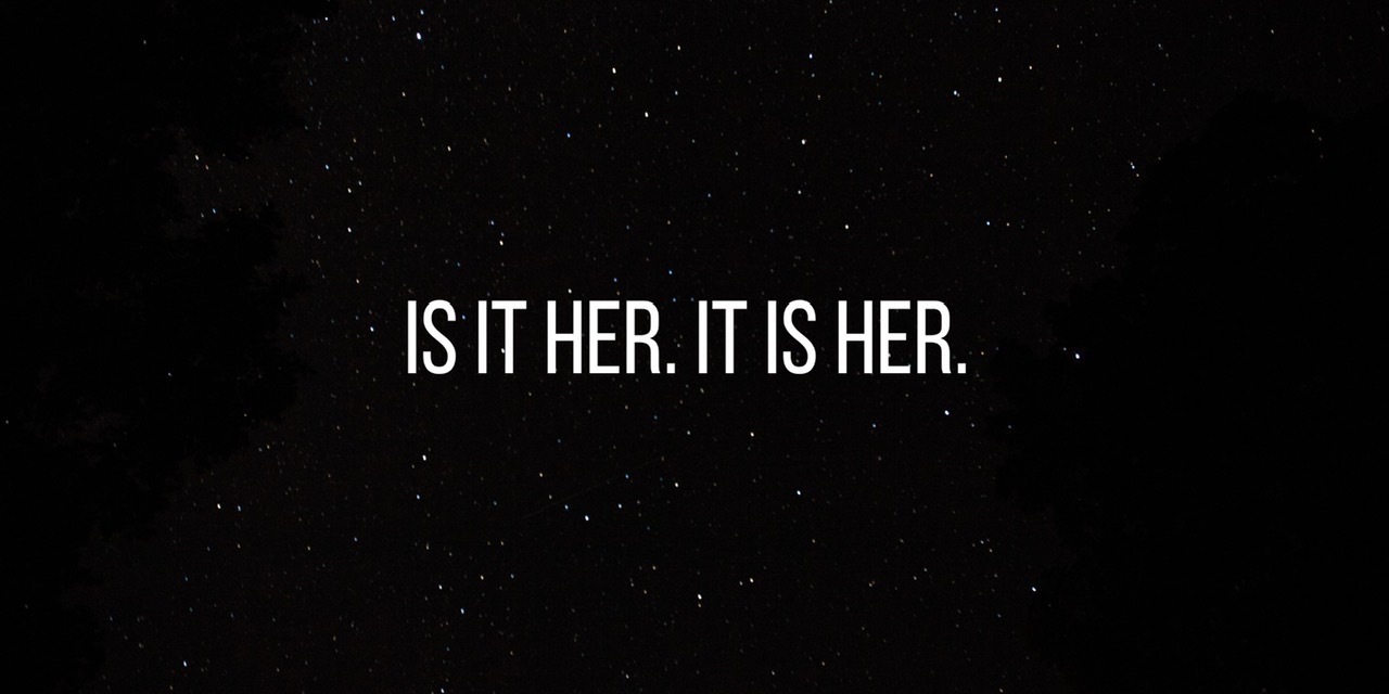 Is it her. It is her. banner image