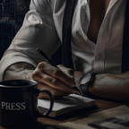The journalist professor avatar