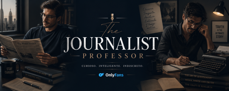 The journalist professor banner image