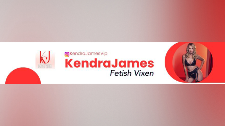 Kendra James - KJ cosplay femdom fetish banner image