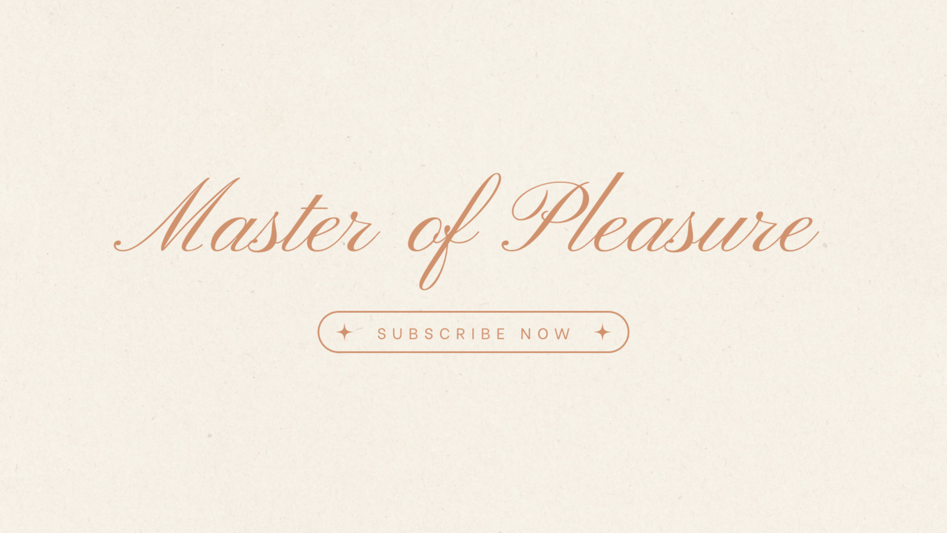 Master Of Pleasure banner image