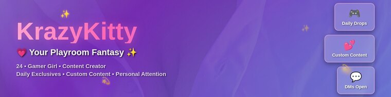 KrazyKitty💗 banner image