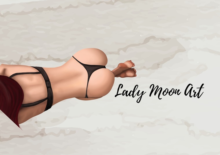 lady moon - erotic art banner image
