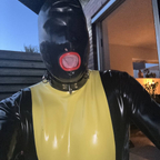 latex chastity slave avatar