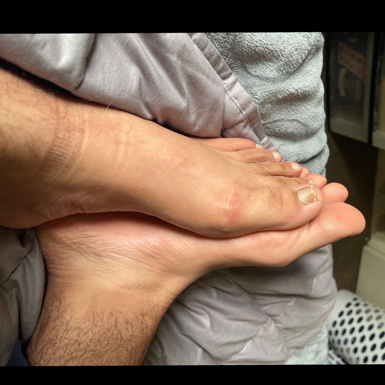Real Latino Man Feet and toes cover image