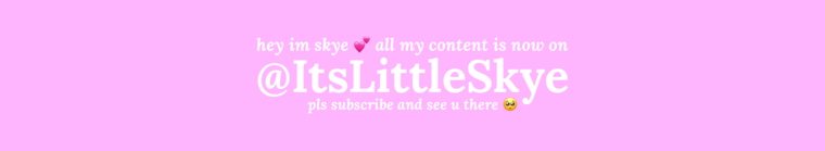 I’m now ItsLittleSkye cover image