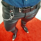 Leather booted hipster avatar
