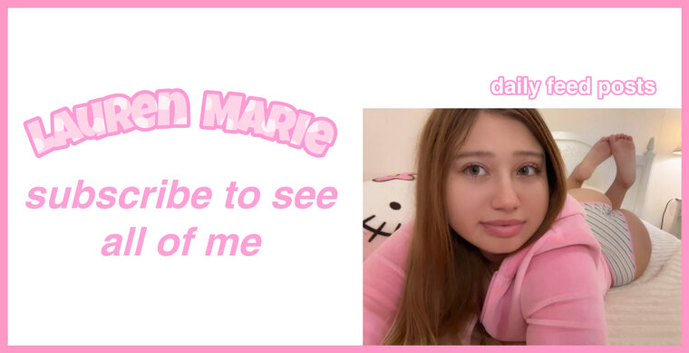 lauren marie ୨୧ banner image