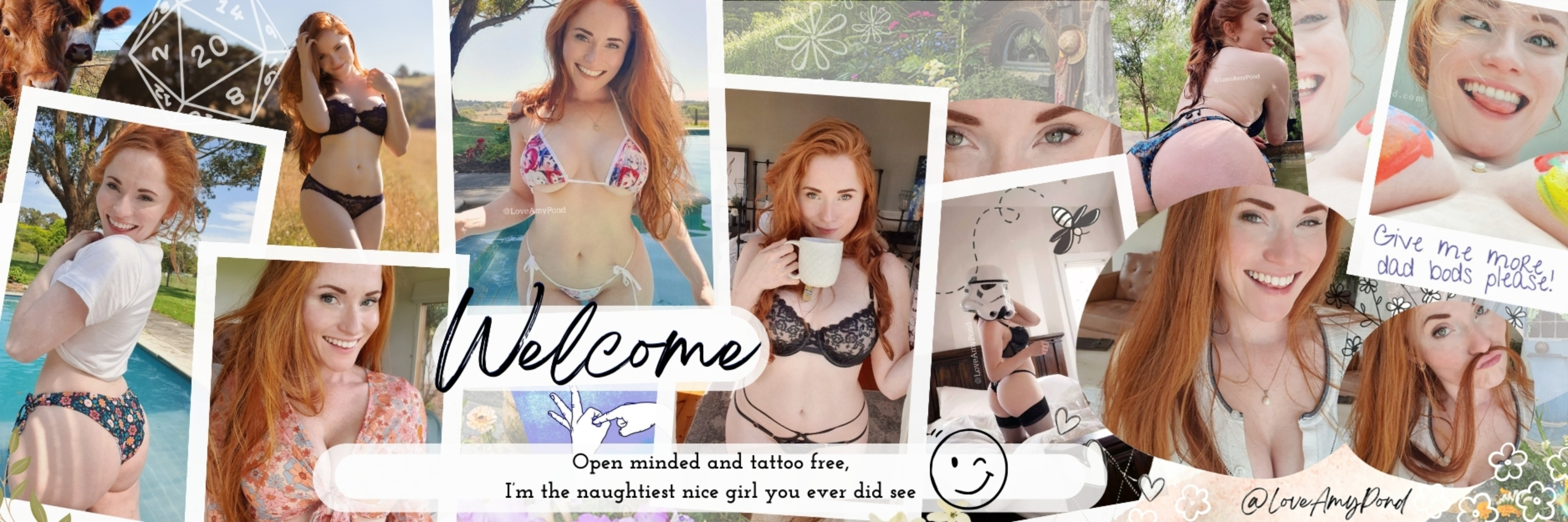 LoveAmyPond π your genuine happy redhead banner image
