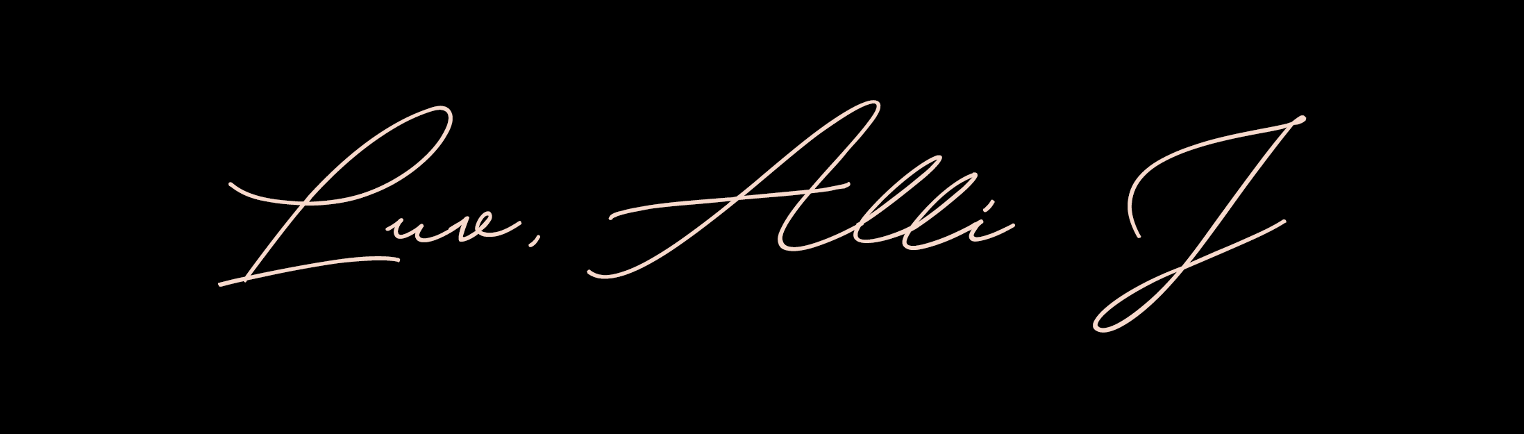 Alli J banner image