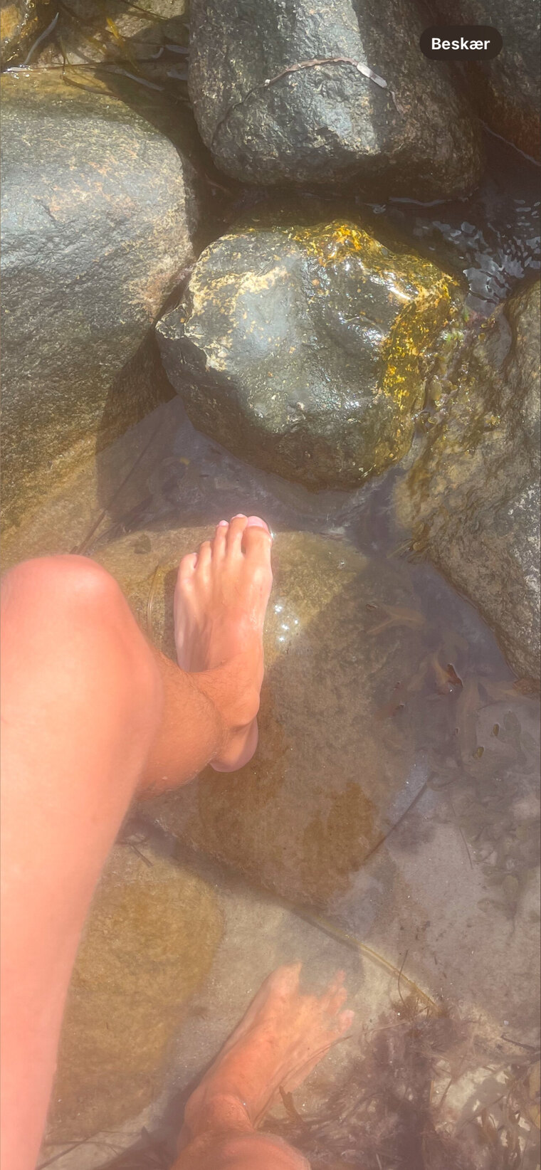 Male feet banner image