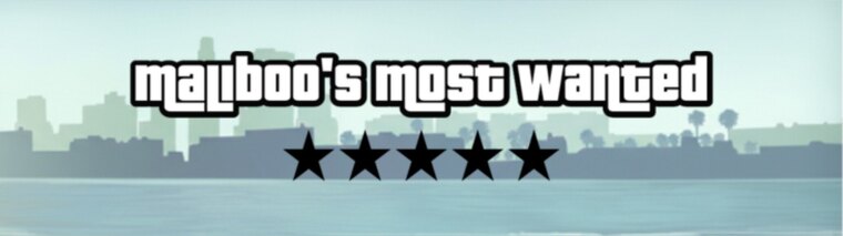 Maliboo's Most Wanted ★︎★︎★︎★︎☆︎ banner image