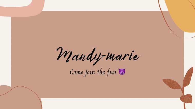 Mandy marie banner image