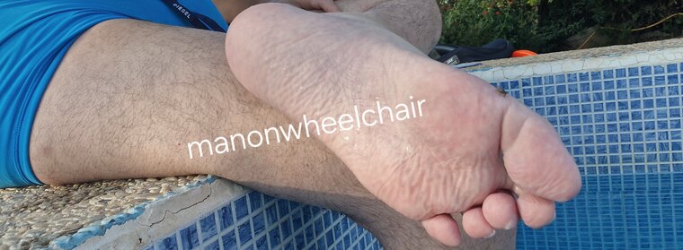 Manonwheelchair cover image