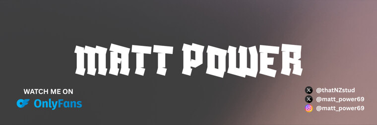 Matt Power VIP banner image