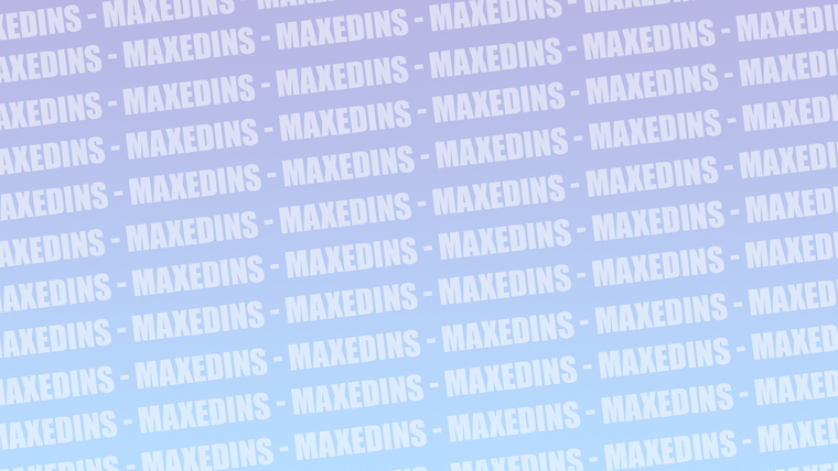Maxedins banner image
