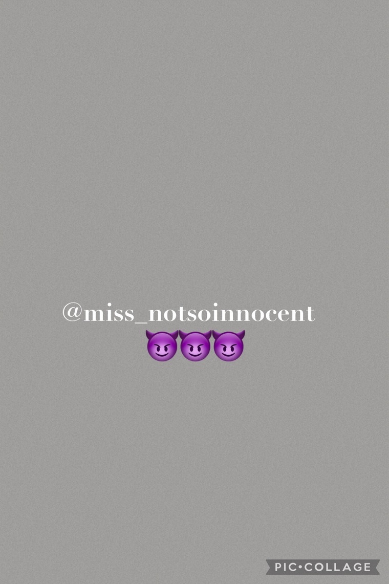 Miss not so innocent😈 banner image