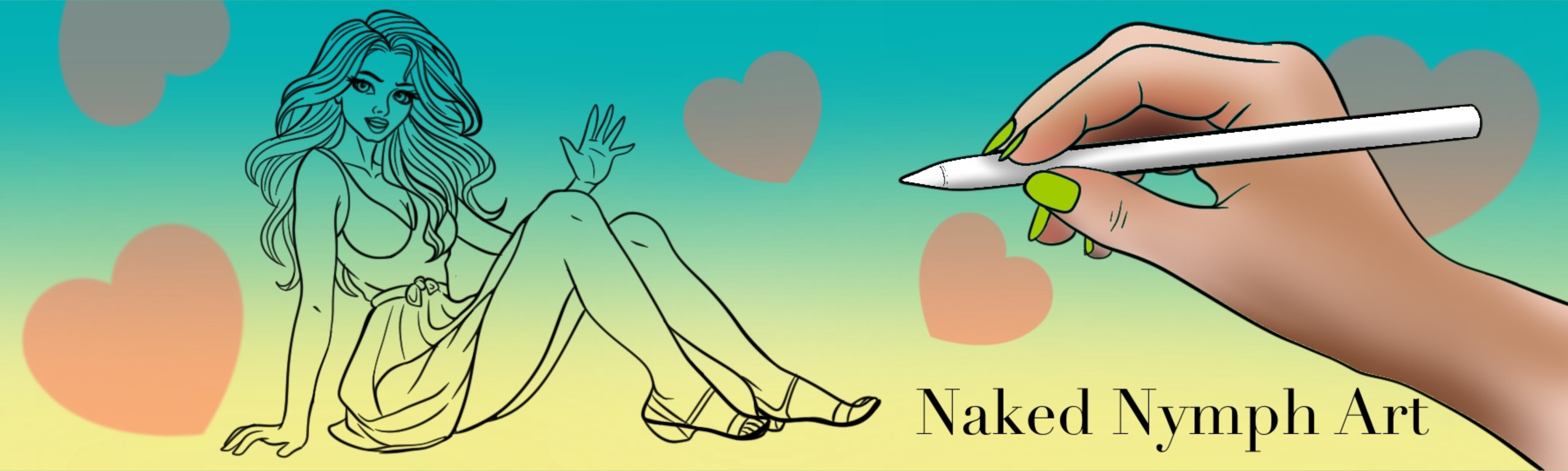 Naked Nymph Art banner image