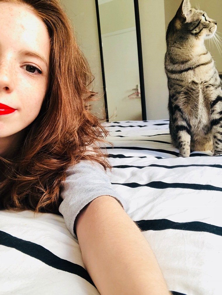 Natural redhair girl cover image