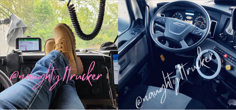 Naughty Trucker 💋 (Teasers/PPV) cover image