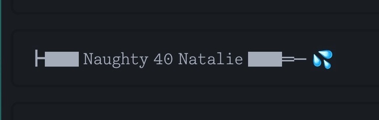 Naughty Natalie banner image
