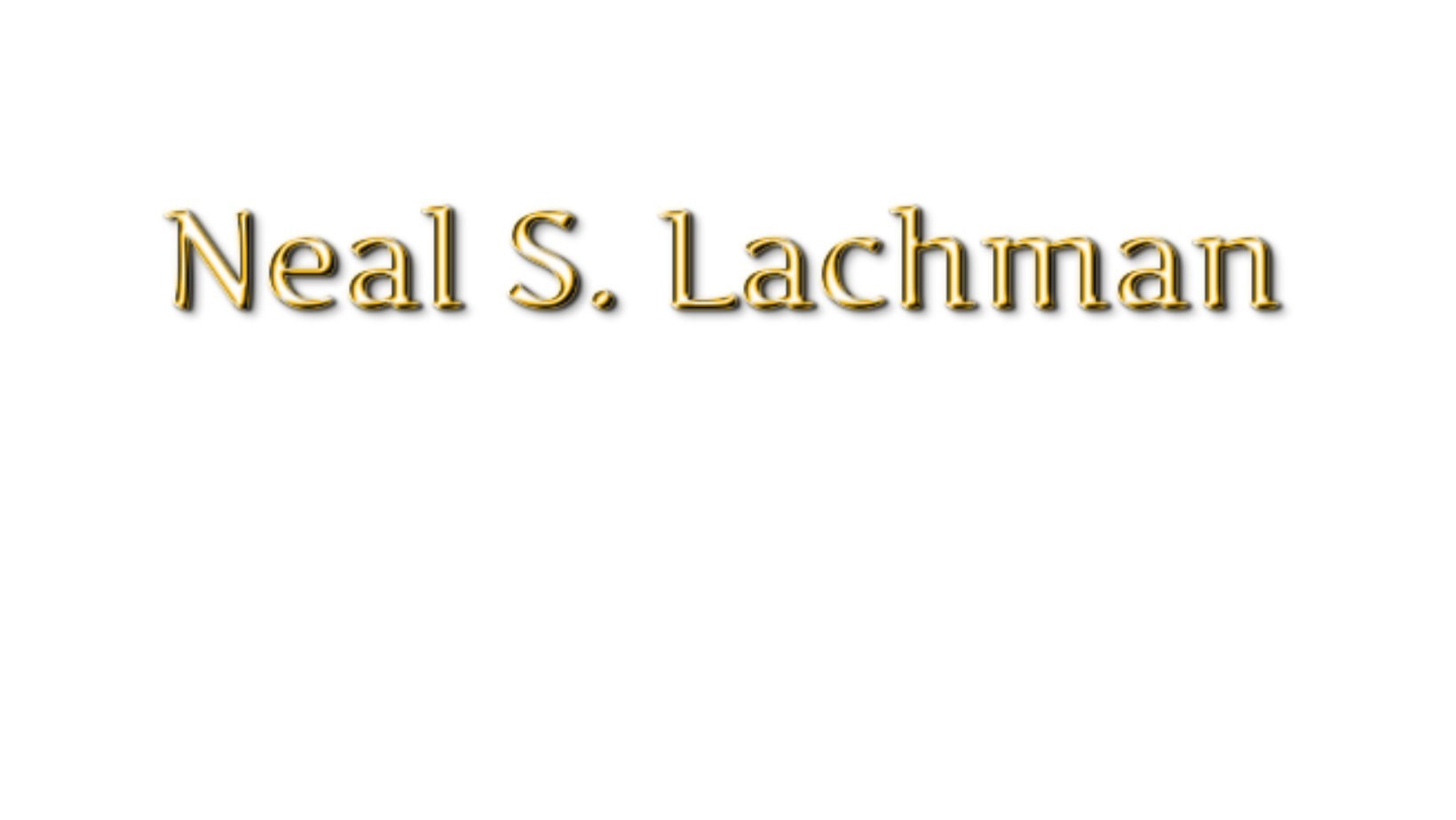 Neal S. Lachman banner image