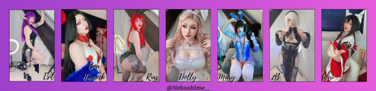 Nekoohime_ 🍥 Lewd Cosplayer cover image